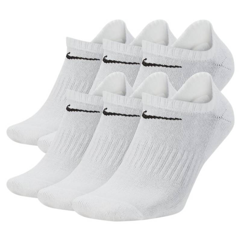 Ponožky Nike Everyday Cushioned - 6 párů - bílé