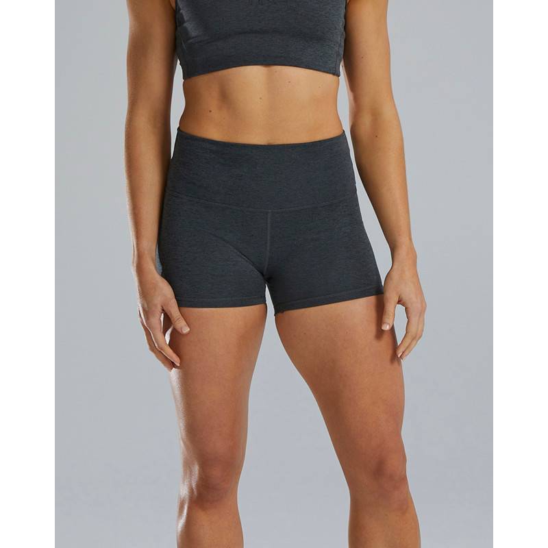 Woman Shorts TYR High Rise 3.25 charkoal