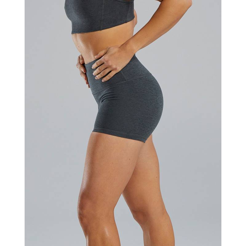 Woman Shorts TYR High Rise 3.25 charkoal