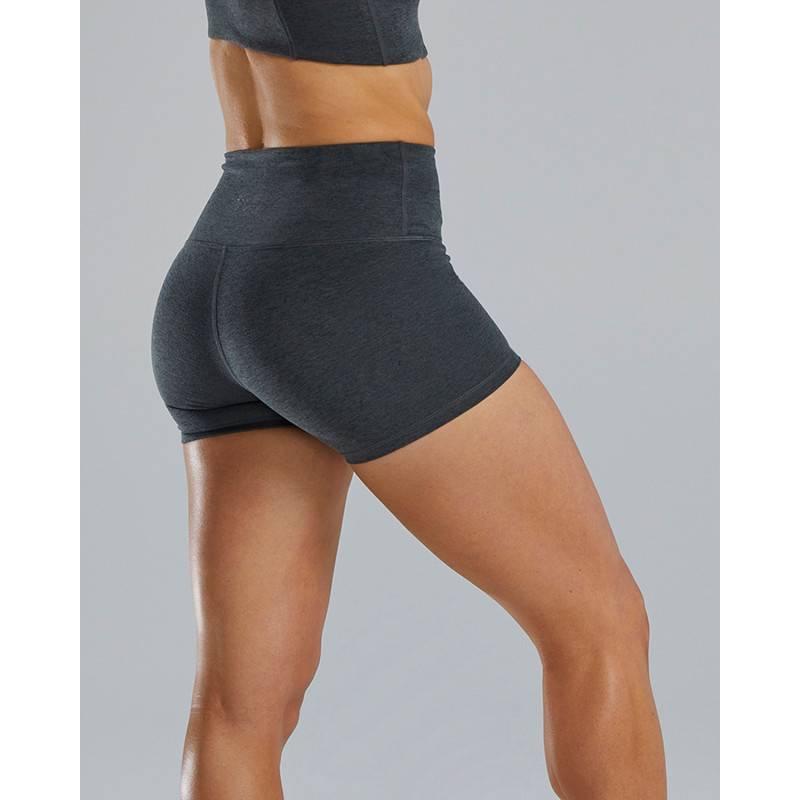 Woman Shorts TYR High Rise 3.25 charkoal