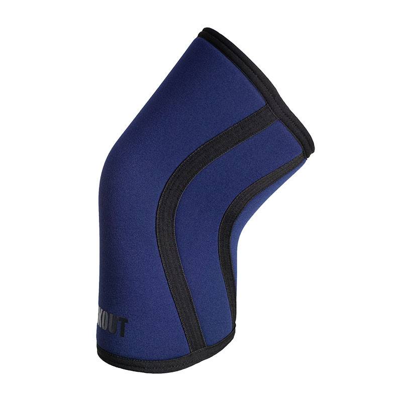 Knee bandage WORKOUT 7 mm - pair - blue