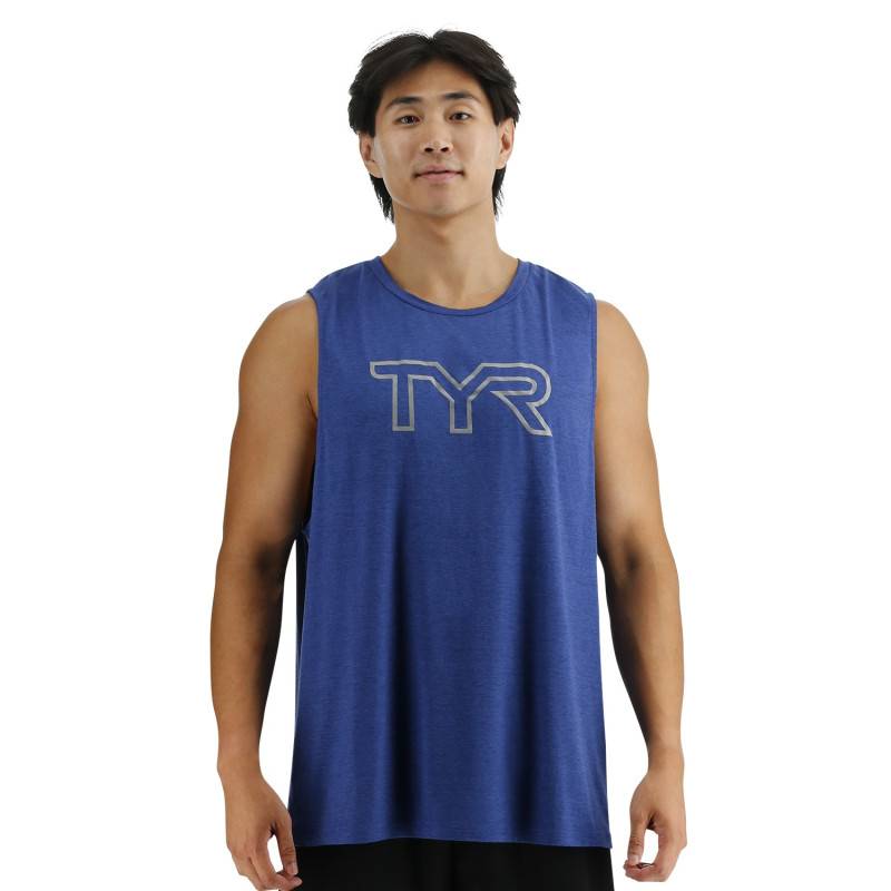 Herren-Tanktop MUCSLE TYR - blau