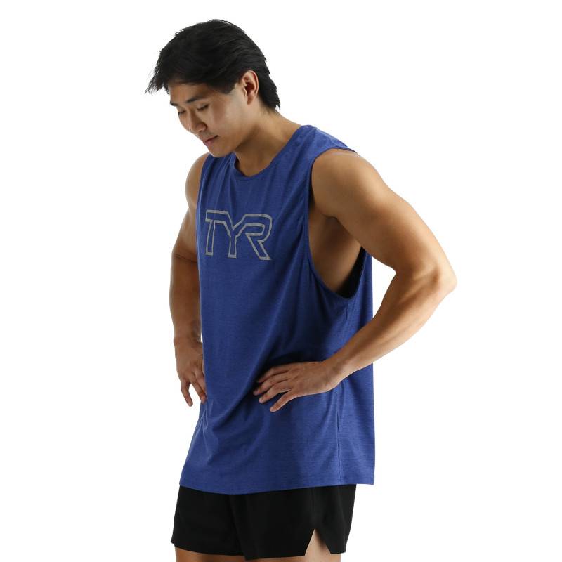 Herren-Tanktop MUCSLE TYR - blau