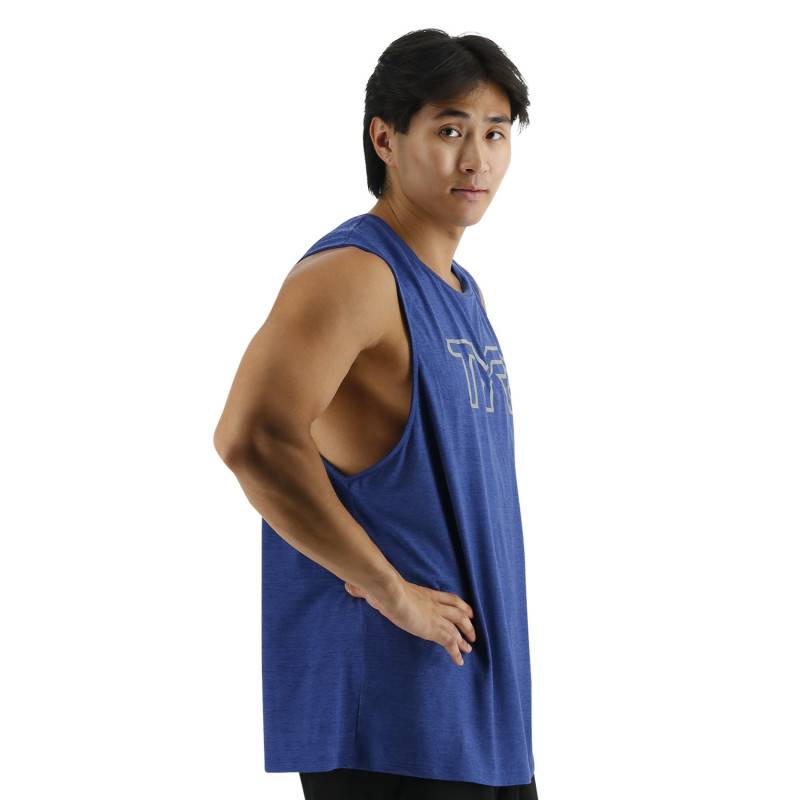 Herren-Tanktop MUCSLE TYR - blau