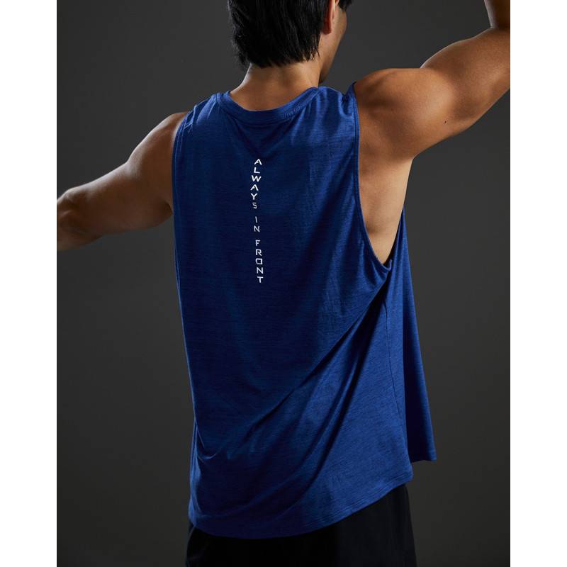 Herren-Tanktop MUCSLE TYR - blau