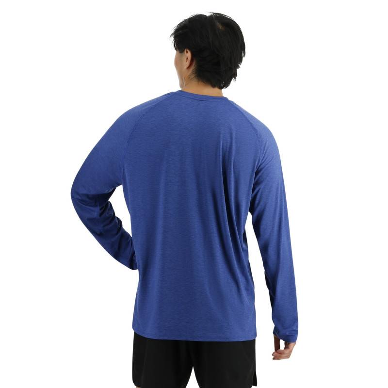 Pánské triko TYR ClimaDry Raglan Long Sleeve Ultramarine