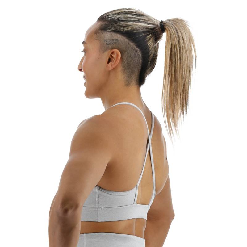 Sportovní podprsenka TYR - Base KINETIC High Neck Grey