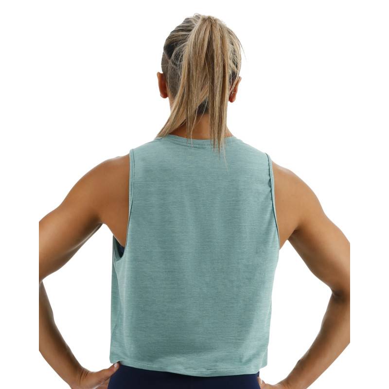 Woman crop top TYR ClimaDry - Nordatlantik