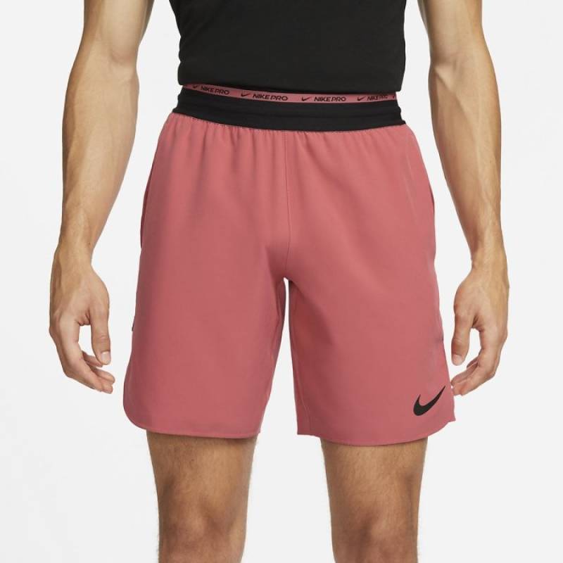 Pánské šortky Nike Pro Flex Rep Pro Collection lososové