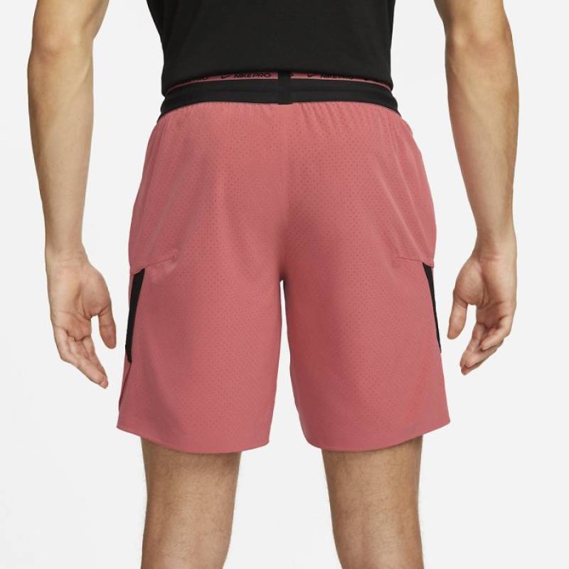 Pánské šortky Nike Pro Flex Rep Pro Collection lososové