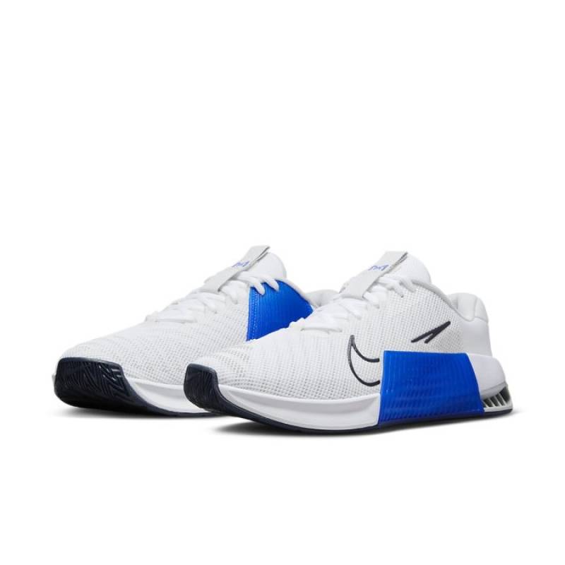 Man Shoes for CrossFit Nike Metcon 9 - white blue