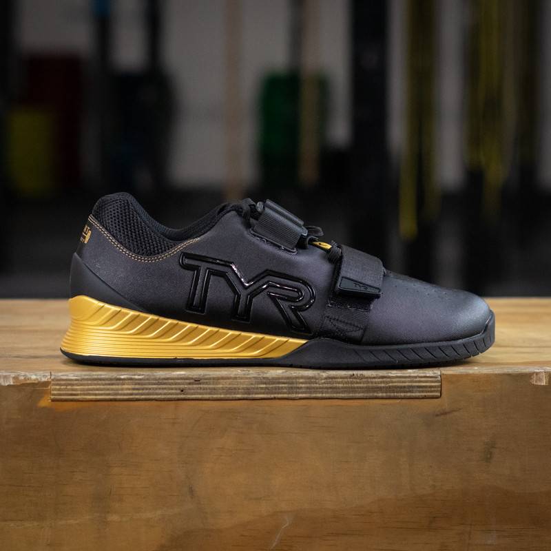 Weightlifting Shoes TYR Squat University L-1 Lifter - black/gold