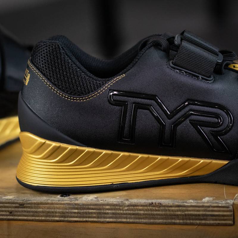 Weightlifting Shoes TYR Squat University L-1 Lifter - black/gold