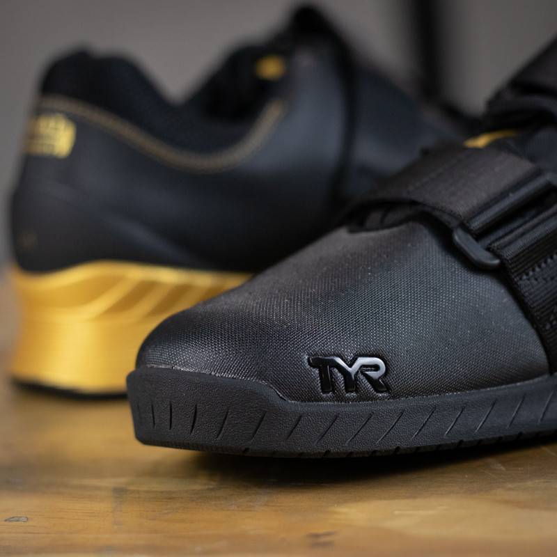 Weightlifting Shoes TYR Squat University L-1 Lifter - black/gold