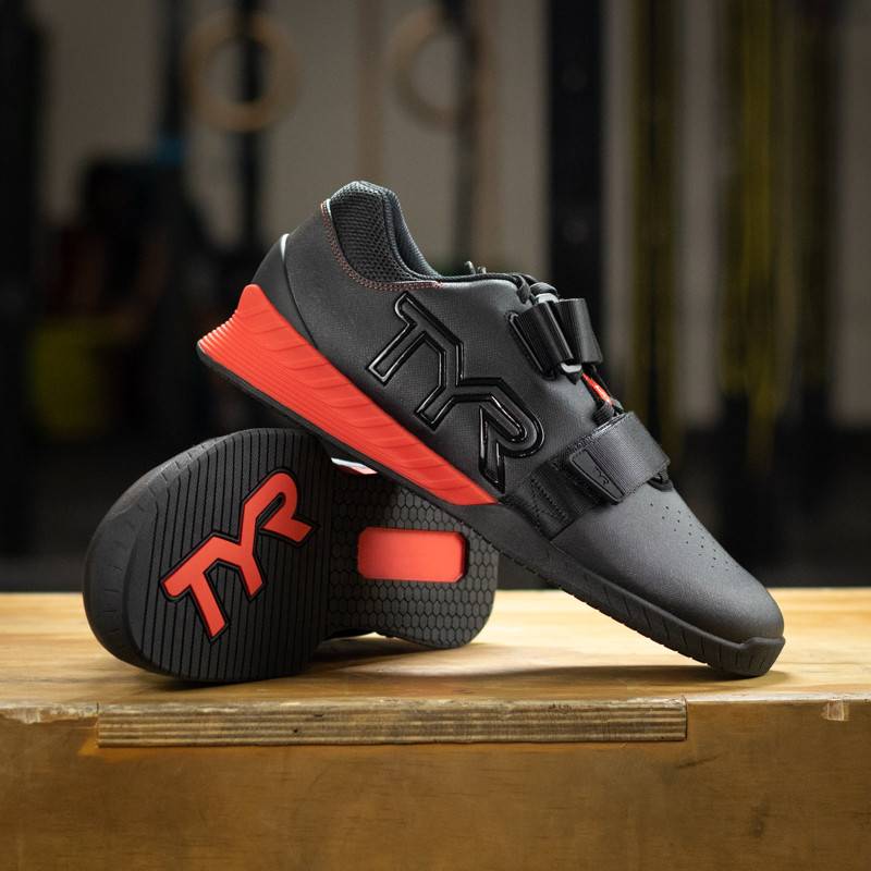 Weightlifting Shoes TYR L-1 Lifter - red black