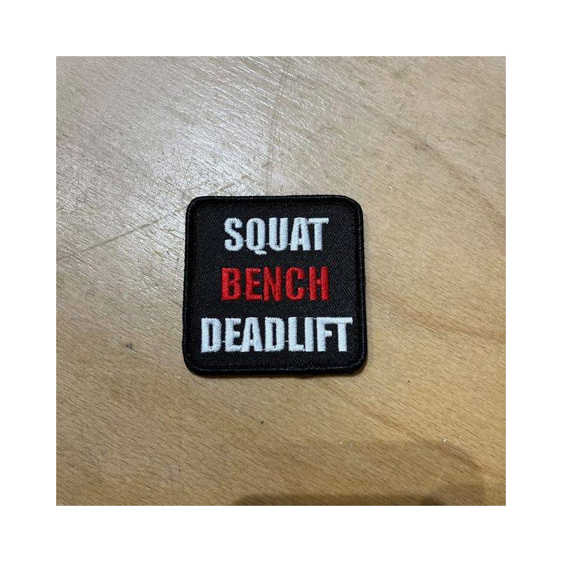 Nášivka Squat Bench Deadlift - 6x6 cm