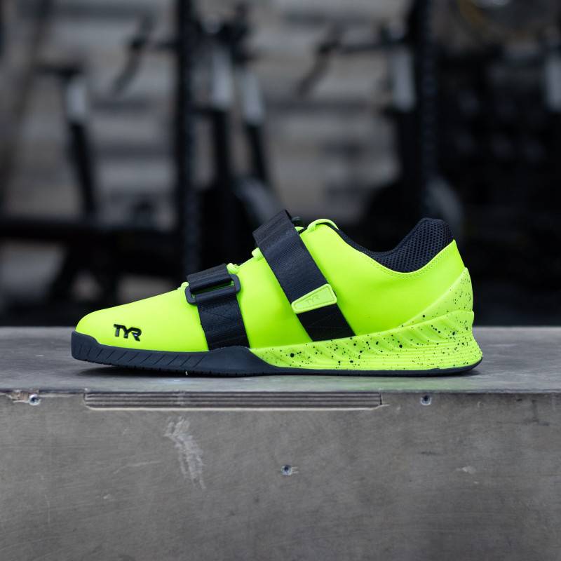 Weightlifting Shoes TYR L-1 Lifter Attak Yellow- CrossFit Games