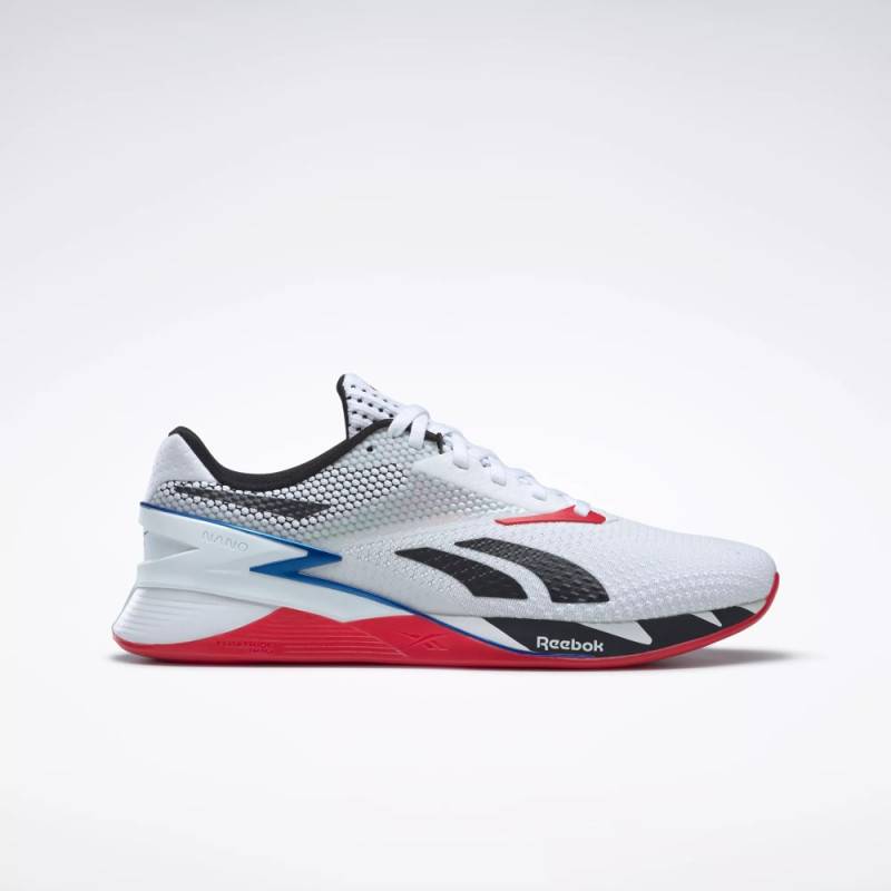 Man Shoes Reebok Nano X3 - White/black/blue