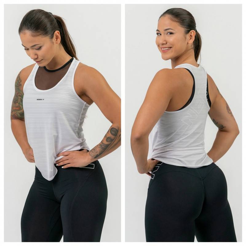 FIT Activewear tílko Airy Nebbia  bílé