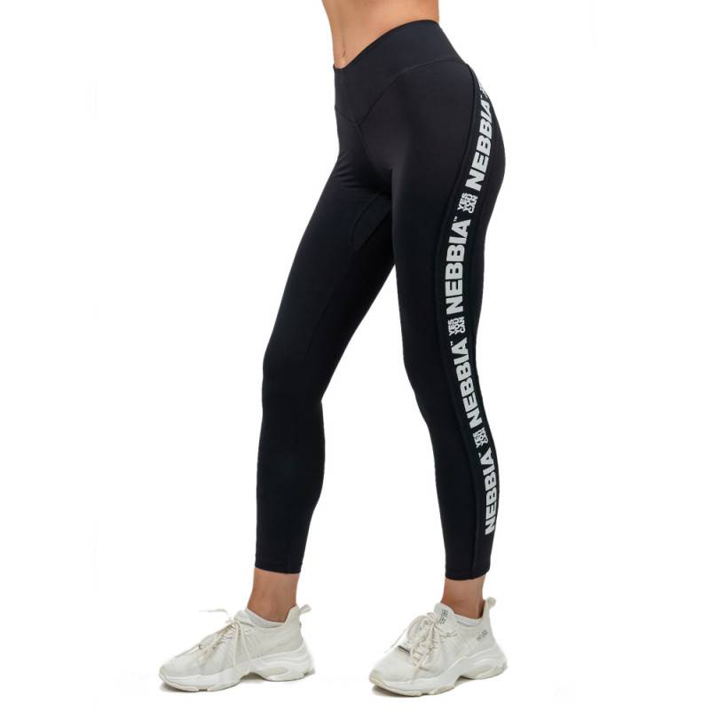 Leggings with high waist ICONIC 209 Nebbia - black