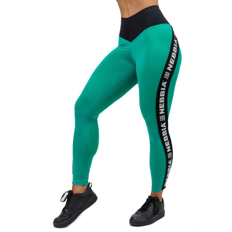 Tight with high waist ICONIC 209 Nebbia - green