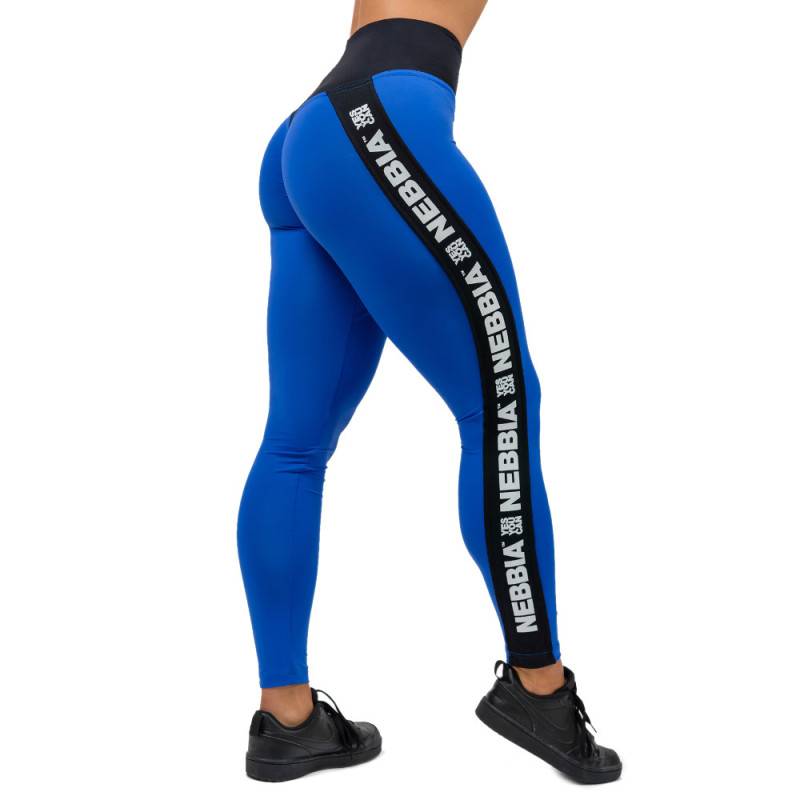 Leggings with high waist ICONIC 209 Nebbia - blue