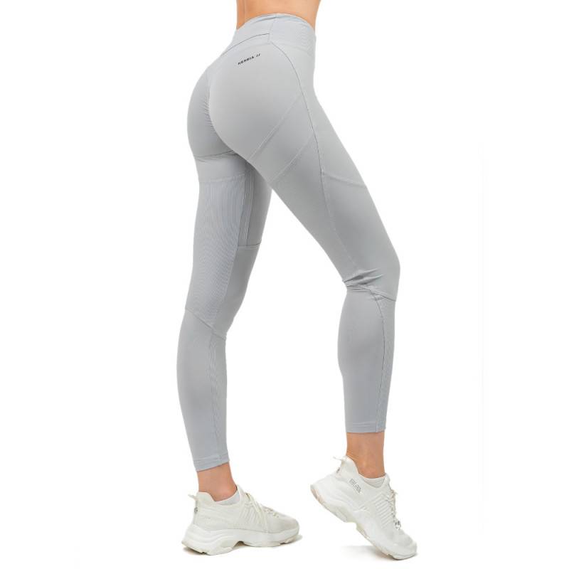 NEBBIA HERO GLUTE PUMP 247 gray shaping tight with a high waist