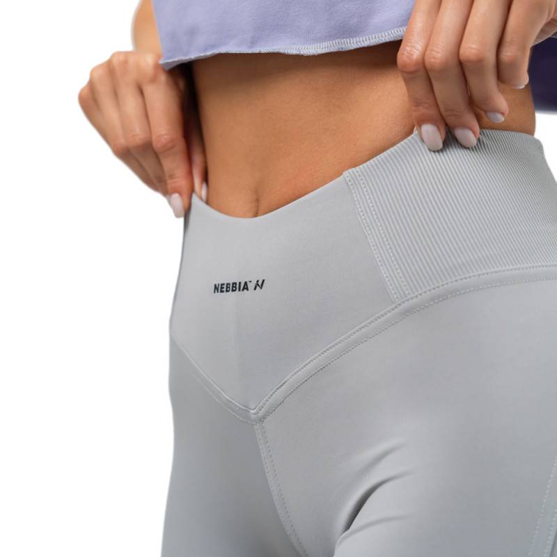 NEBBIA HERO GLUTE PUMP 247 gray shaping tight with a high waist