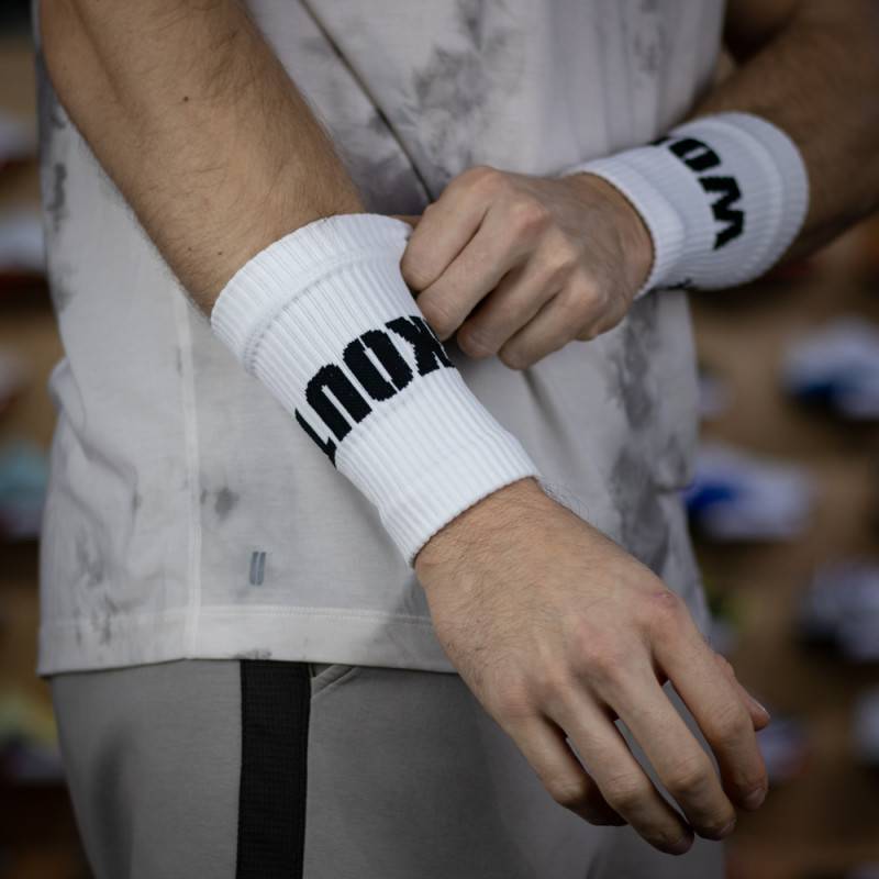 Sweatbands WORKOUT 2.0 - white