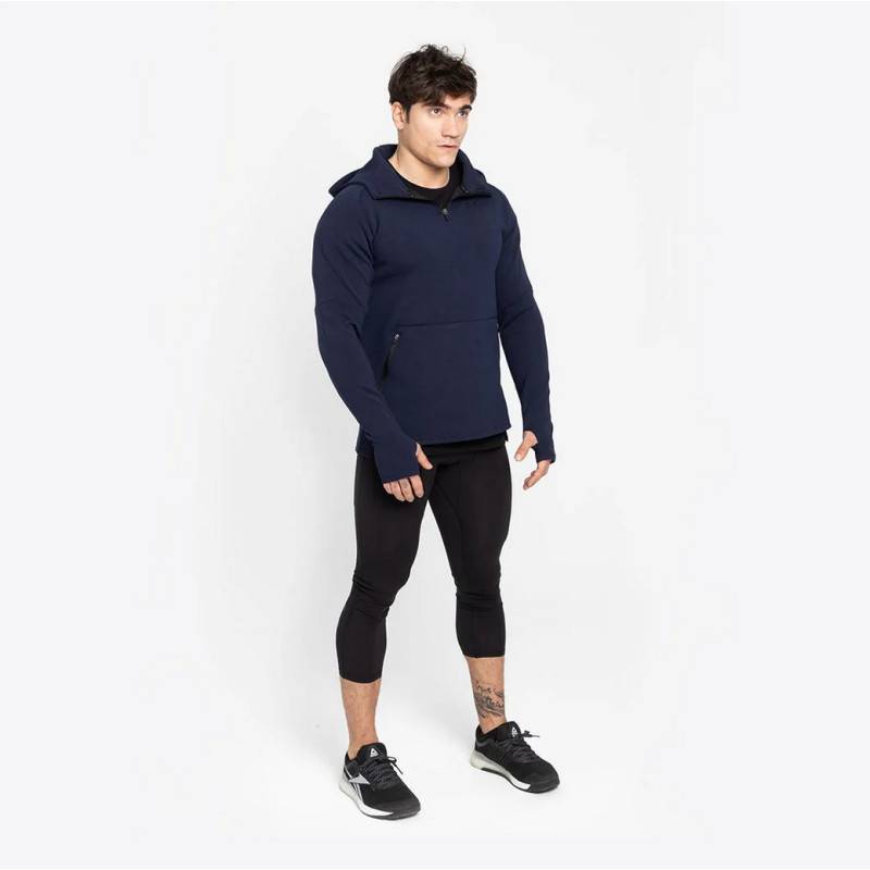 Man hoodie Picsil - NAVY BLUE