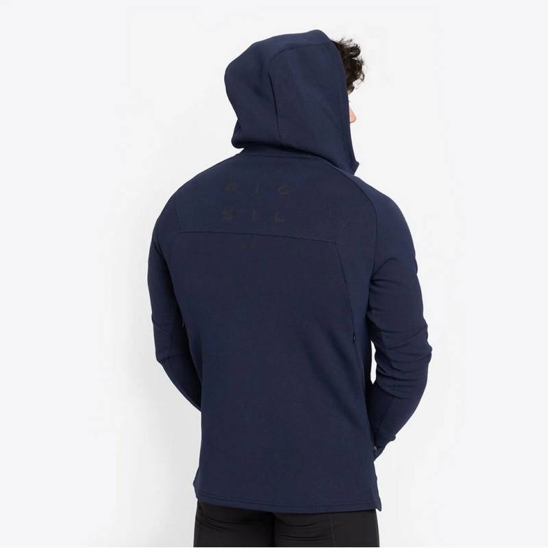 Man hoodie Picsil - NAVY BLUE