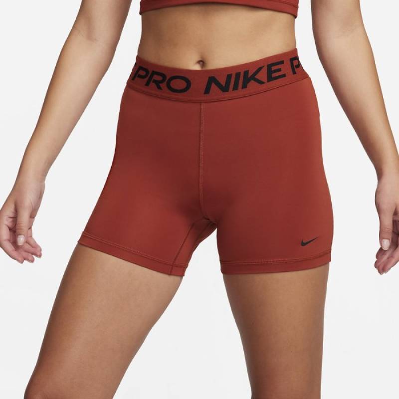 Woman functional Shorts Nike Pro rugged - orange/black (délka 5 palců)