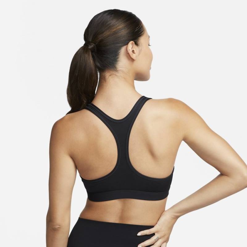 Woman Bra Nike Swoosh - black