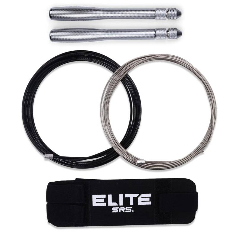 Top bullet comp Elite SRS jump rope - silver