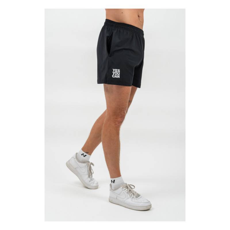 Man Shorts Relaxed-fit Black - NEBBIA