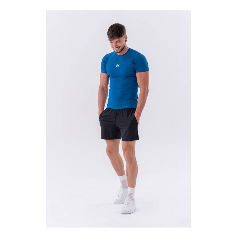 Funkční Slim-fit tričko Blue NEBBIA