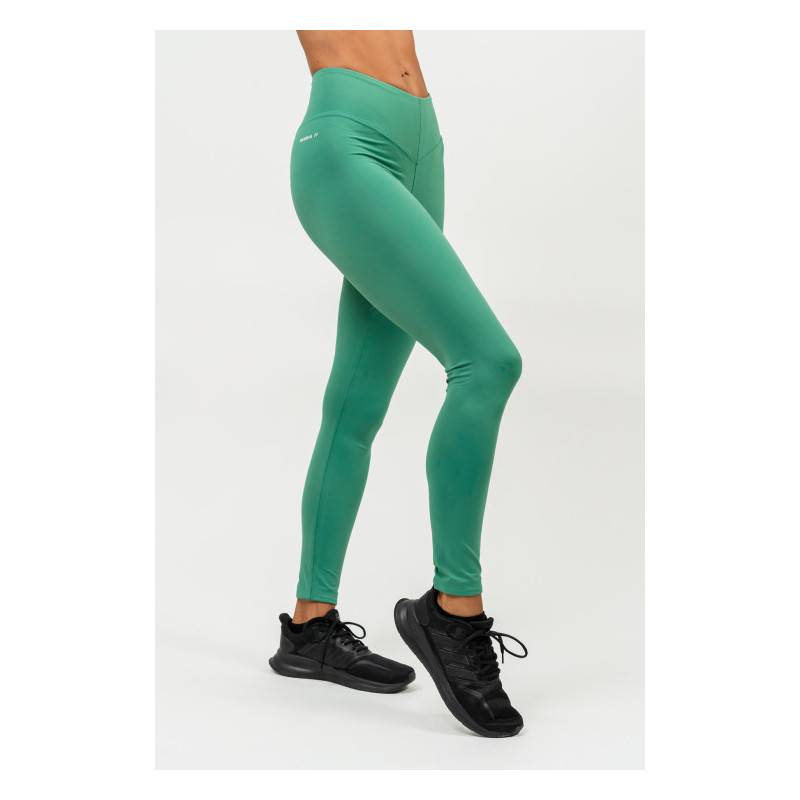 High waisted leggings ELEVATED NEBBIA - green