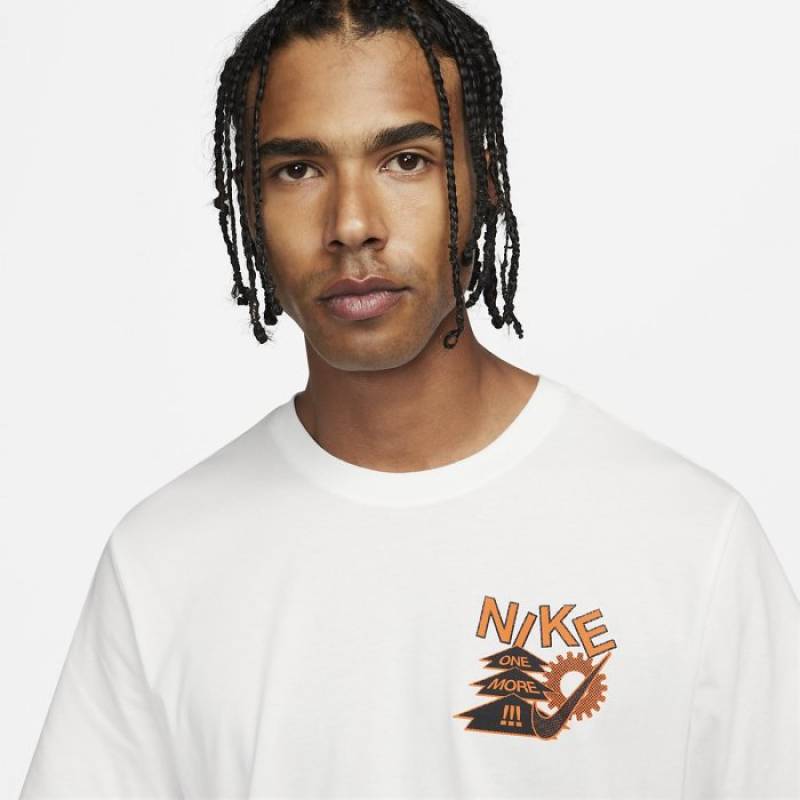 Man T-Shirt Nike One more - white