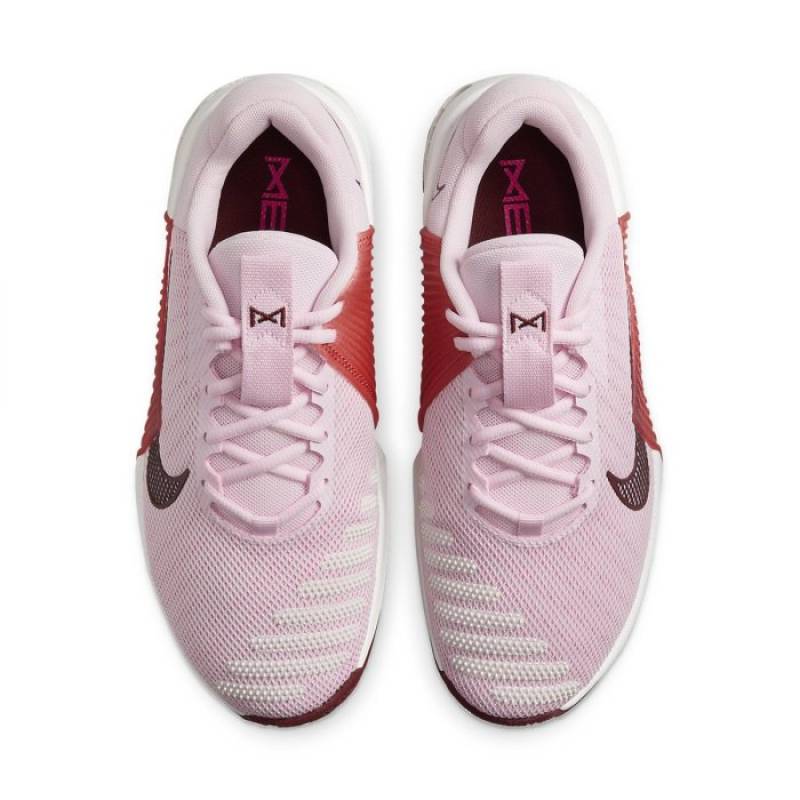 Woman Shoes for CrossFit Nike Metcon 9 - pink/dark red