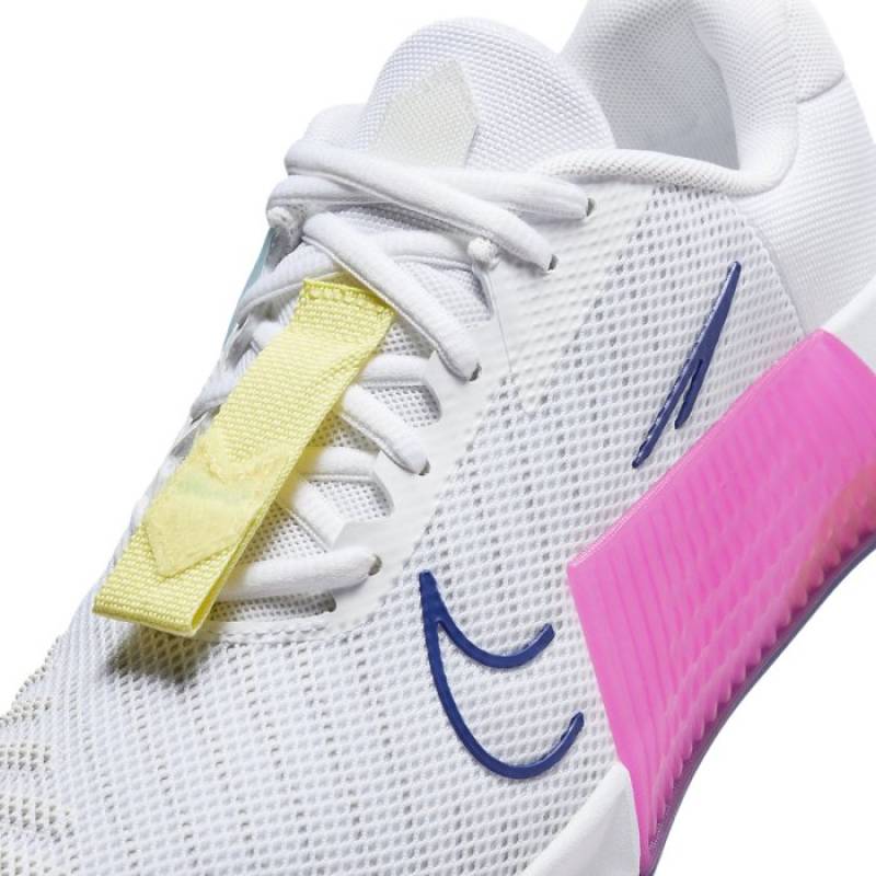 Woman Shoes for CrossFit Nike Metcon 9 - WHITE/WHITE-DEEP ROYAL BLUE-FIERCE PINK