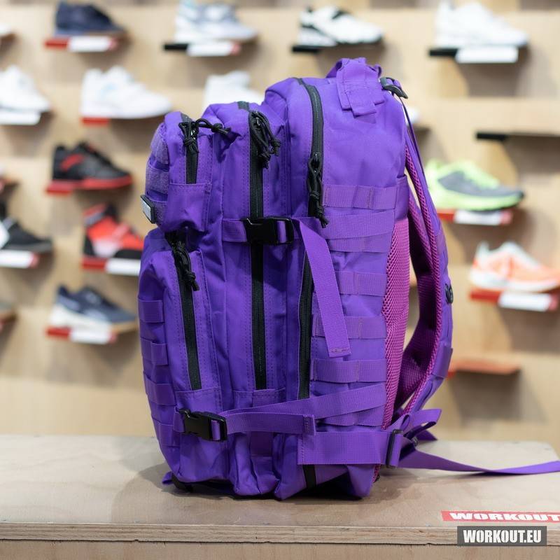 Fitness backpack WORKOUT - purple