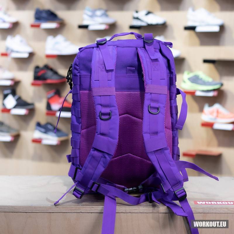 Fitness backpack WORKOUT - purple