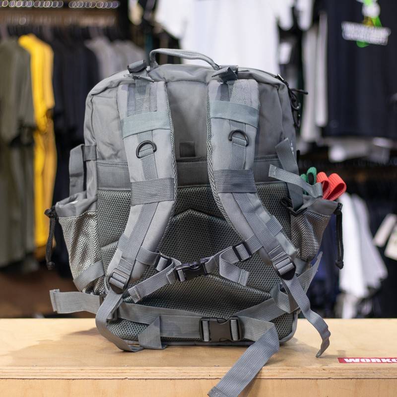 Fitness backpack WORKOUT Pro - 40 l - grey