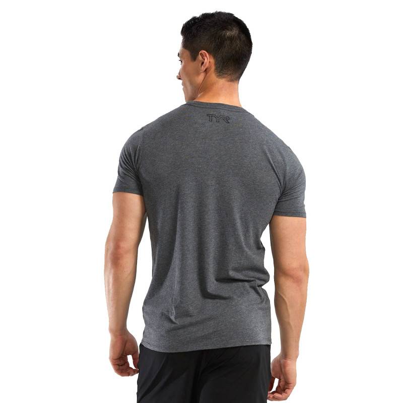 Man T-Shirt Ultrasoft Lightweight Tri Blend Tech Tee