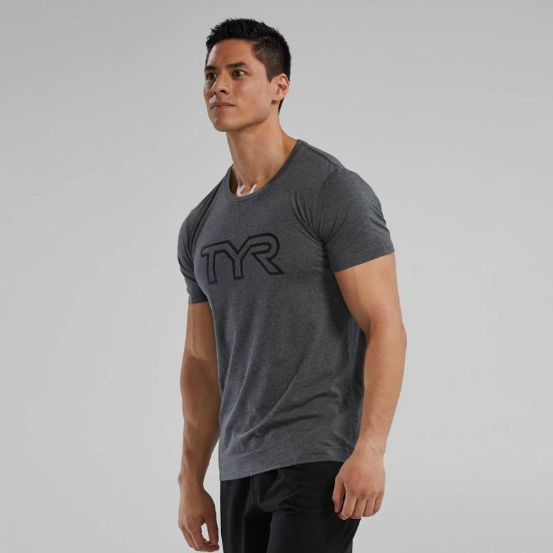 Man T-Shirt Ultrasoft Lightweight Tri Blend Tech Tee