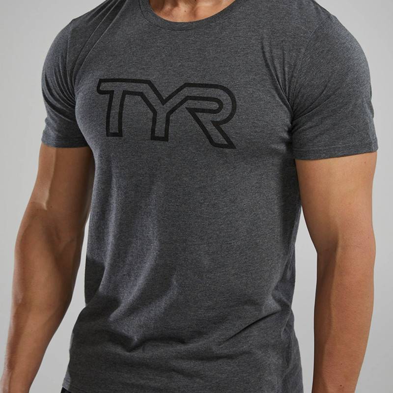 Man T-Shirt Ultrasoft Lightweight Tri Blend Tech Tee