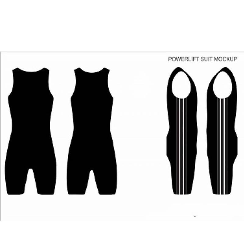 Weightlifting singlet Nerlinger unisex black