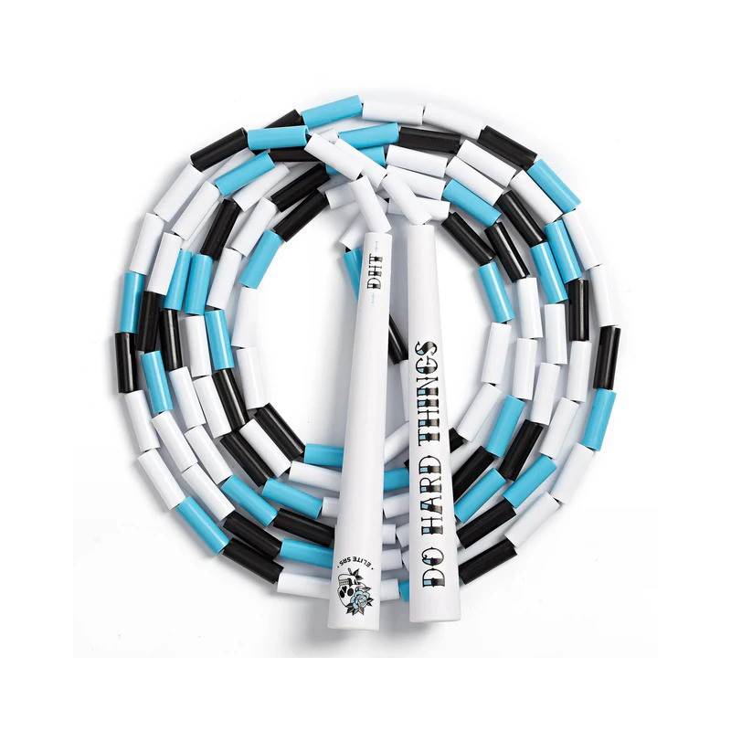 Elite Beaded Jump Rope Do hard things - black/blue/white