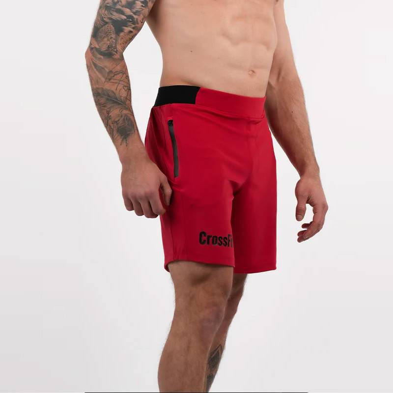 Man CrossFit Shorts Northern Spirit knight 7 red