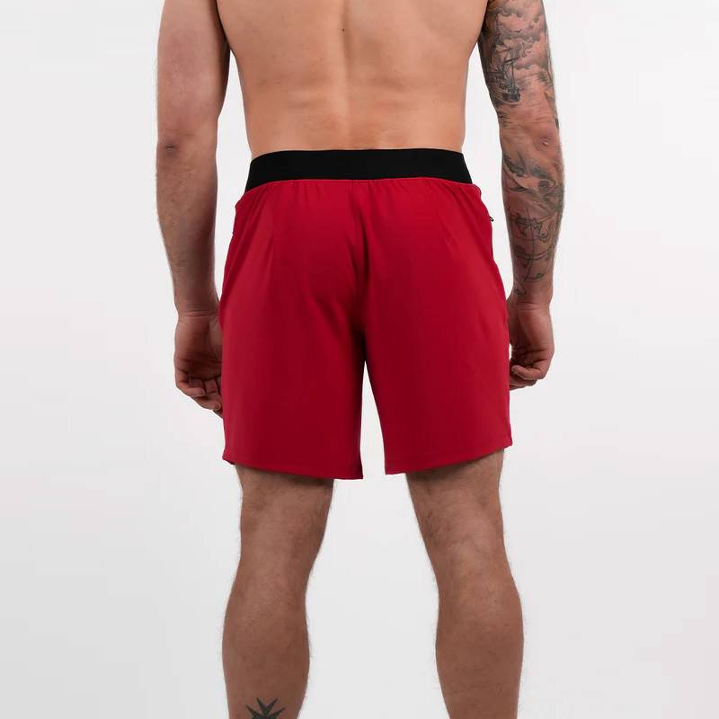 Man CrossFit Shorts Northern Spirit knight 7 red